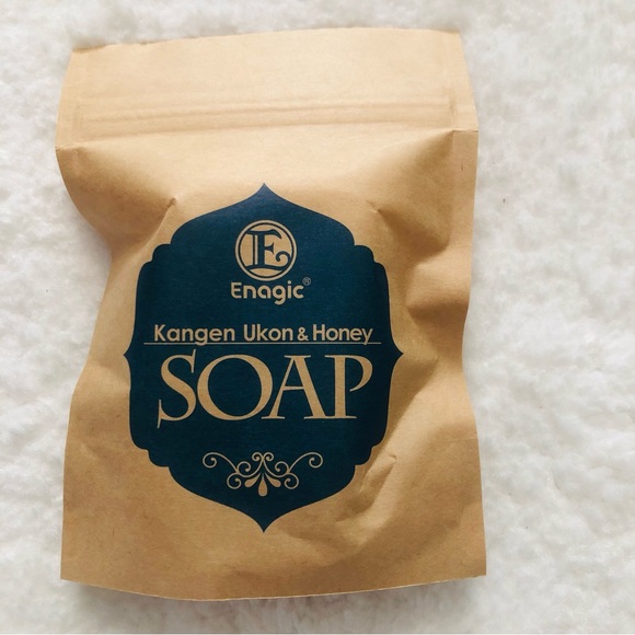 Brand New Lot Number Authentic Enagic Kangen Ukon & Honey Soap 1 Bar - Picture 1 of 7
